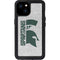 Michigan State University Spartans Half Logo iPhone 15 Plus Waterproof Case