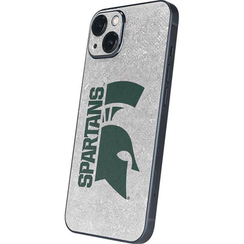 Michigan State University Spartans Half Logo iPhone 15 Skin