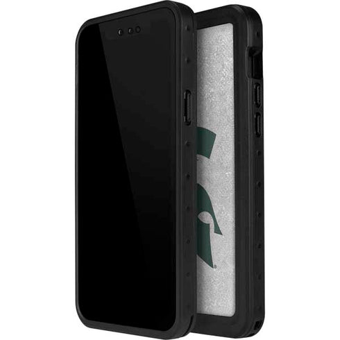 Michigan State University Spartans Half Logo iPhone 15 Waterproof Case