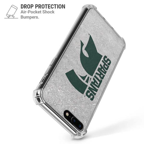 Michigan State University Spartans Half Logo iPhone 7/8 Plus Clear Case