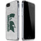 Michigan State University Spartans Half Logo iPhone SE (2nd & 3rd Gen) Clear Case
