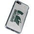Michigan State University Spartans Half Logo iPhone SE (2nd & 3rd Gen) Clear Case