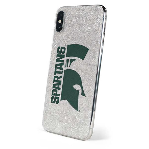 Michigan State University Spartans Half Logo iPhone X Skin