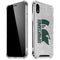 Michigan State University Spartans Half Logo iPhone XR Clear Case
