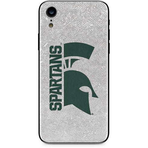 Michigan State University Spartans Half Logo iPhone XR Skin