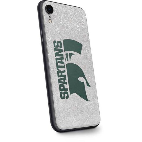 Michigan State University Spartans Half Logo iPhone XR Skin