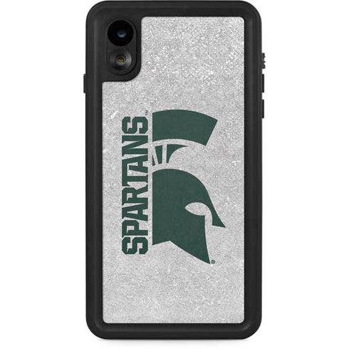 Michigan State University Spartans Half Logo iPhone XR Waterproof Case