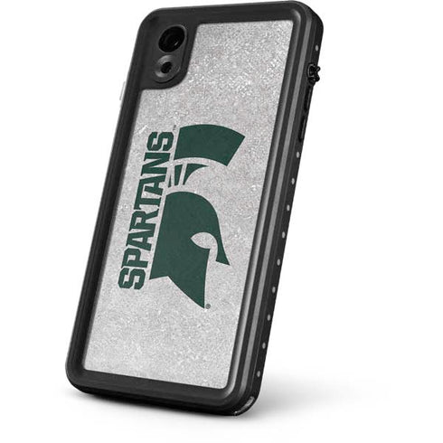 Michigan State University Spartans Half Logo iPhone XR Waterproof Case