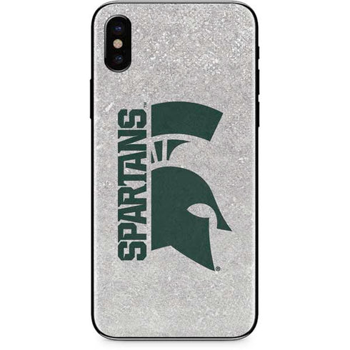 Michigan State University Spartans Half Logo iPhone XS Skin