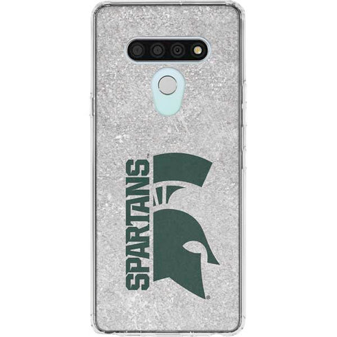 Michigan State University Spartans Half Logo LG Stylo 6 Clear Case
