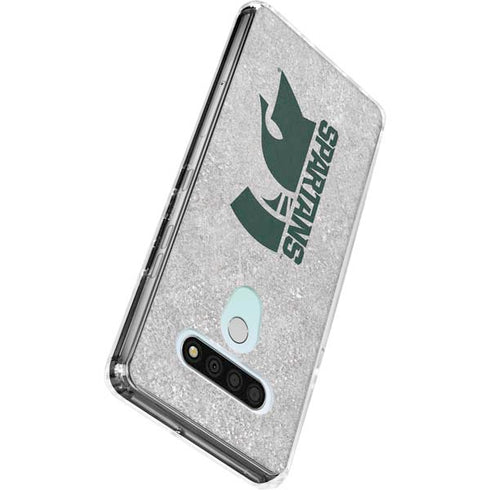 Michigan State University Spartans Half Logo LG Stylo 6 Clear Case