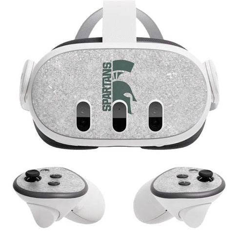 Michigan State University Spartans Half Logo Meta Quest 3 Skin