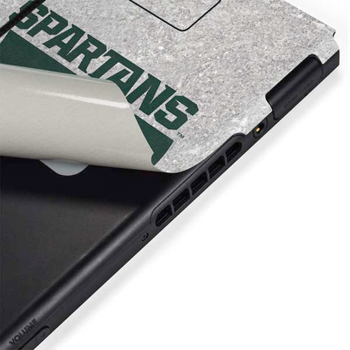 Michigan State University Spartans Half Logo Nintendo Switch Bundle Skin