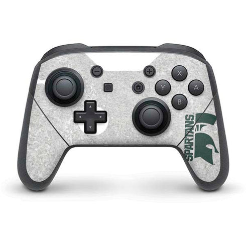 Michigan State University Spartans Half Logo Nintendo Switch Pro Controller Skin