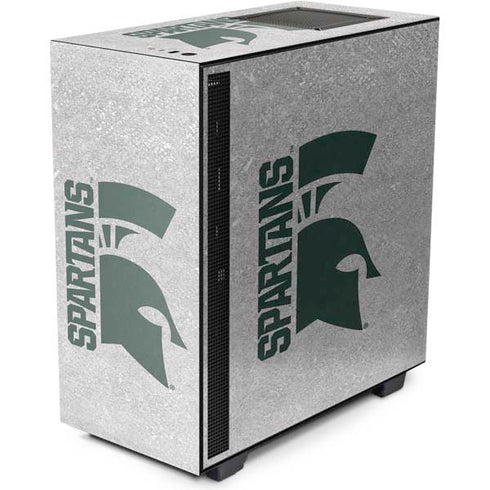 Michigan State University Spartans Half Logo NZXT H510 Compact ATX Mid-Tower Case Skin