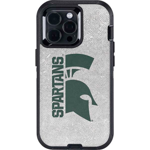 Michigan State University Spartans Half Logo Otterbox Defender iPhone Skin