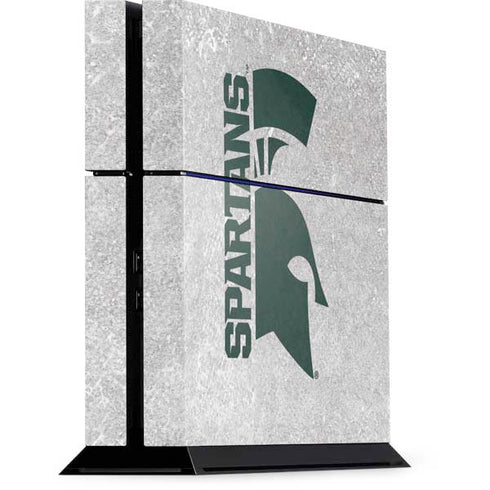 Michigan State University Spartans Half Logo PS4 Console Skin