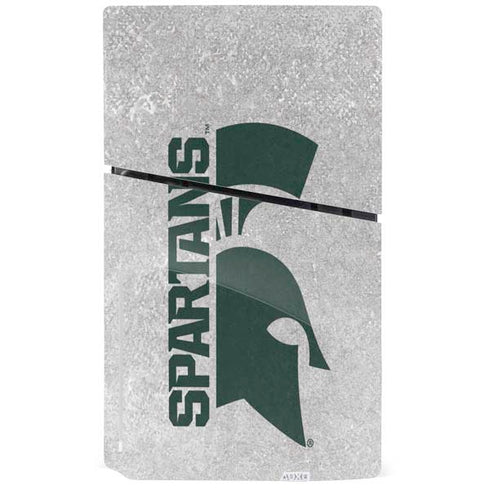 Michigan State University Spartans Half Logo PS5 Slim Disk Bundle Skin