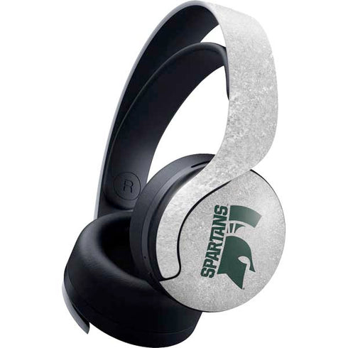 Michigan State University Spartans Half Logo PULSE 3D Wireless Headset for PS5 Skin