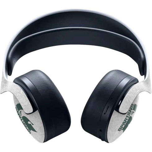 Michigan State University Spartans Half Logo PULSE 3D Wireless Headset for PS5 Skin