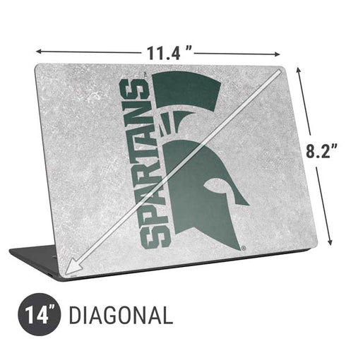 Michigan State University Spartans Half Logo Universal Laptop 14in (11.4 x 8.2in) Skin