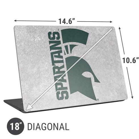 Michigan State University Spartans Half Logo Universal Laptop 18in (14.6 x 10.6in) Skin
