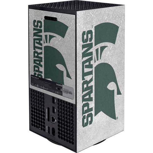 Michigan State University Spartans Half Logo Xbox Series X Bundle Skin