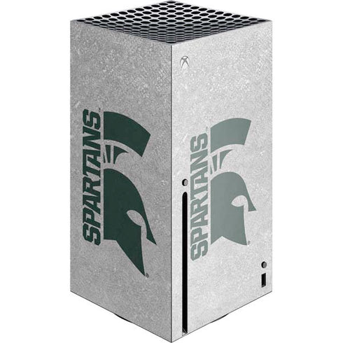 Michigan State University Spartans Half Logo Xbox Series X Console Skin