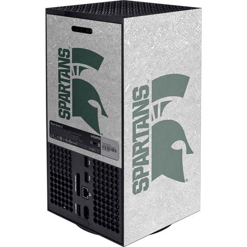Michigan State University Spartans Half Logo Xbox Series X Console Skin