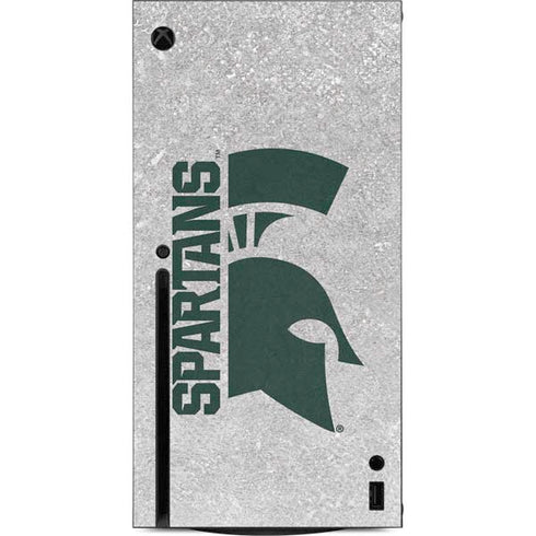 Michigan State University Spartans Half Logo Xbox Series X Console Skin