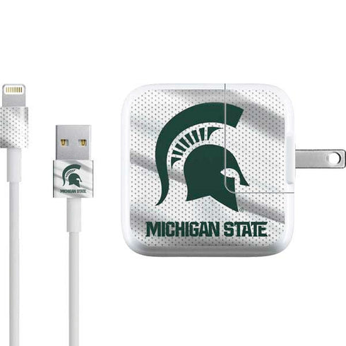Michigan State University Spartans Jersey iPad Charger (10W USB) Skin