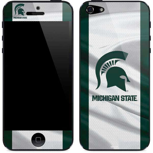 Michigan State University Spartans Jersey iPhone 5/5s/5SE Skin
