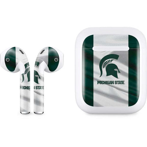 Michigan State University Spartans Jersey Apple AirPods Skin