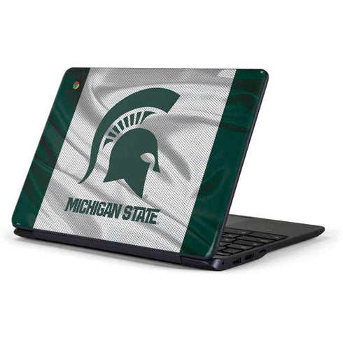 Michigan State University Spartans Jersey Samsung Chromebook Skin