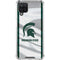Michigan State University Spartans Jersey Galaxy A12 Clear Case