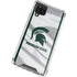 Michigan State University Spartans Jersey Galaxy A12 Clear Case