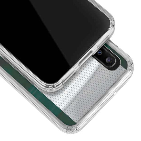 Michigan State University Spartans Jersey Galaxy A30 Clear Case