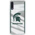 Michigan State University Spartans Jersey Galaxy A50 Clear Case