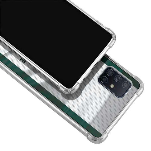 Michigan State University Spartans Jersey Galaxy A51 5G Clear Case