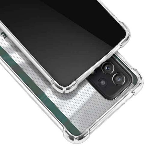 Michigan State University Spartans Jersey Galaxy A52 5G Clear Case