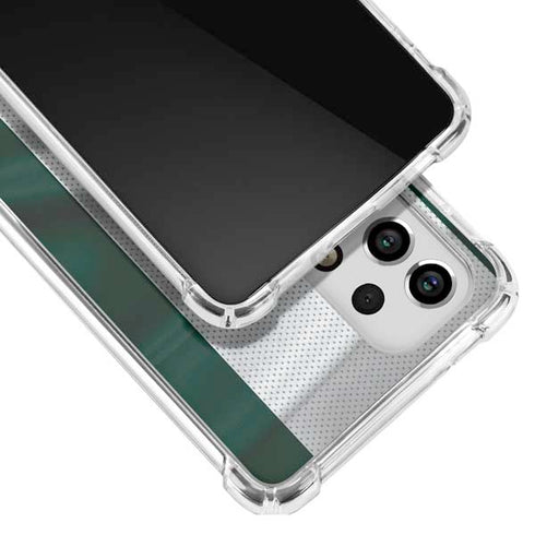 Michigan State University Spartans Jersey Galaxy A53 5G Clear Case