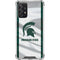 Michigan State University Spartans Jersey Galaxy A72 5G Clear Case