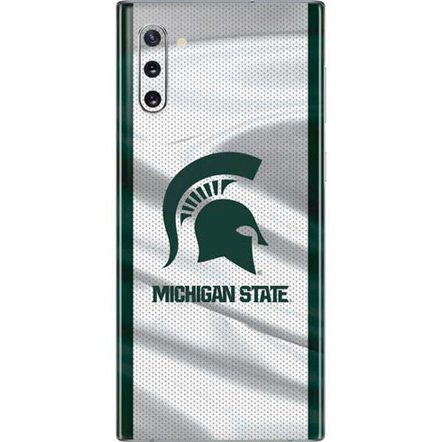 Michigan State University Spartans Jersey Galaxy Note 10 Skin
