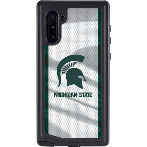 Michigan State University Spartans Jersey Galaxy Note 10 Waterproof Case