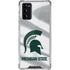 Michigan State University Spartans Jersey Galaxy Note20 5G Clear Case