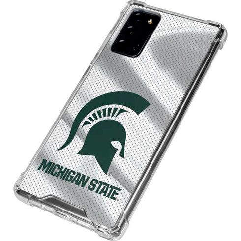 Michigan State University Spartans Jersey Galaxy Note20 5G Clear Case