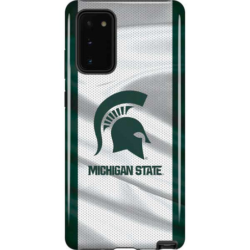 Michigan State University Spartans Jersey Galaxy Note20 5G Pro Case