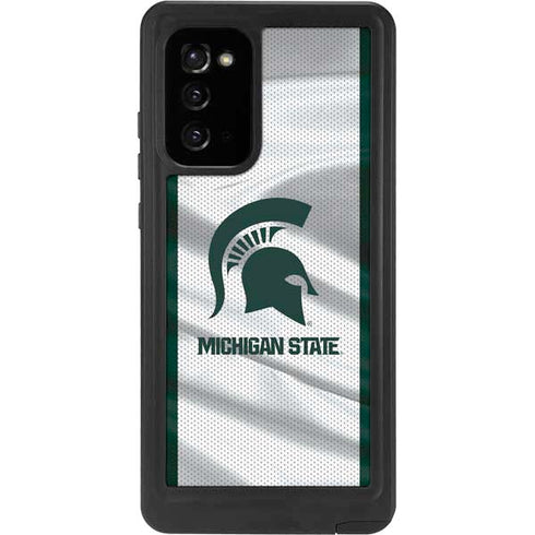 Michigan State University Spartans Jersey Galaxy Note20 5G Waterproof Case