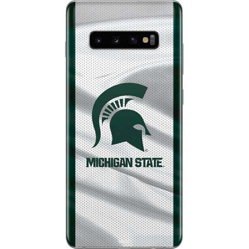Michigan State University Spartans Jersey Galaxy S10 Plus Skin