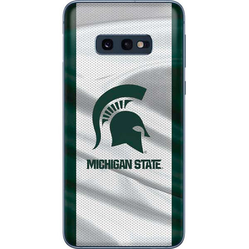 Michigan State University Spartans Jersey Galaxy S10e Skin